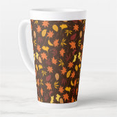 Thanksgiving Maple Fall Pattern Milchtasse (Linke Ecke)