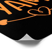 Thanksgiving Matching Couples Outfit Sweet Tato Ye Poster (Ecke)