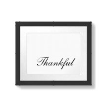 Thanksgiving Minimalist Script Thankful