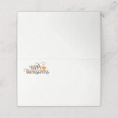 Thanksgiving Name Place Card Platzkarte (Außenseite Aufgefaltet)