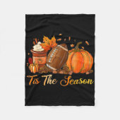 Thanksgiving Nurse Stethoscope Fall Scrub Top Er C Fleecedecke (Vorderseite)