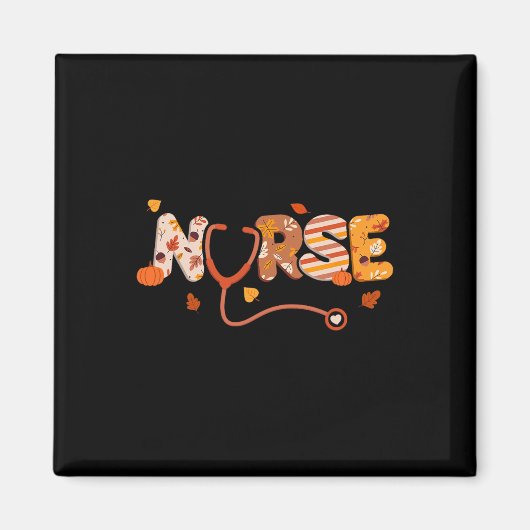 Thanksgiving Nurse Turkey Day Fall Love RN ER NICU Magnet (Vorne)