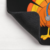 Thanksgiving Nurse Turkey Nurses Scrub Top Nursing Mousepad (Ecke)