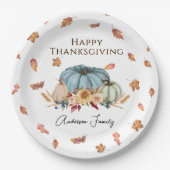 Thanksgiving Paper Plate Pappteller (Vorderseite)