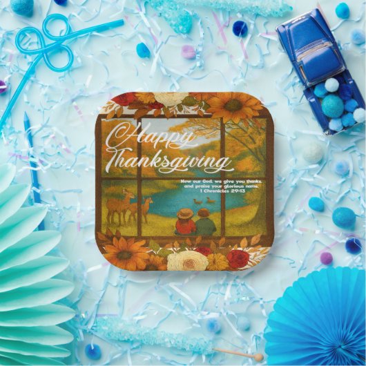 Thanksgiving Paper Plate Pappteller (Party)