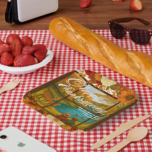 Thanksgiving Paper Plate Pappteller (Picknick)