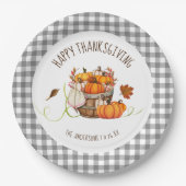 Thanksgiving Paper Plates Pappteller (Vorderseite)