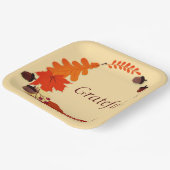 Thanksgiving-Papierteller Pappteller (Gewinkelt)