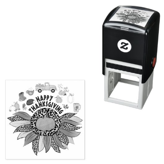 Thanksgiving Permastempel (Beispiel)