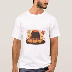Thanksgiving-Pilgerhut � Herbsternte-Design C T-Shirt