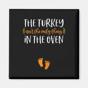 Thanksgiving Pregnancy Anuncement Turkey Baby R Magnet
