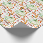 Thanksgiving pumpkin Decor Fall Farmhouse  Geschenkpapier (Ecke)