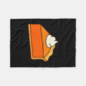 Thanksgiving Pumpkin E Shirt Men Women Family Pump Fleecedecke (Vorderseite (Horizontal))