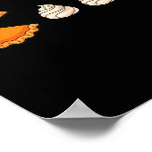 Thanksgiving Pumpkin E Women Turkey Men Girls Poster (Ecke)