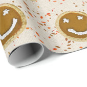 Thanksgiving Pumpkin Pie Geschenkpapier (Rolleneckpunkt)