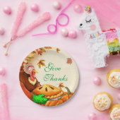 Thanksgiving Pumpkin Pie Pappteller (Party)