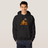 Thanksgiving Pumpkin Pie Spice Latte Sleeping Cat Hoodie (Vorne ganz)