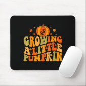 Thanksgiving Pumpkin Pregnancy Growing A Little Pu Mousepad (Mit Mouse)