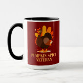 Thanksgiving Pumpkin Spice Veteran Tasse (Links)
