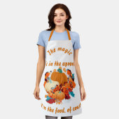 Thanksgiving Pumpkins Schürze (Getragen)