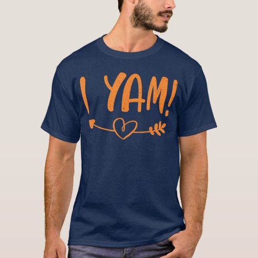 Thanksgiving Shes My Sweet Potato I Yam Set T-Shirt (Vorderseite)
