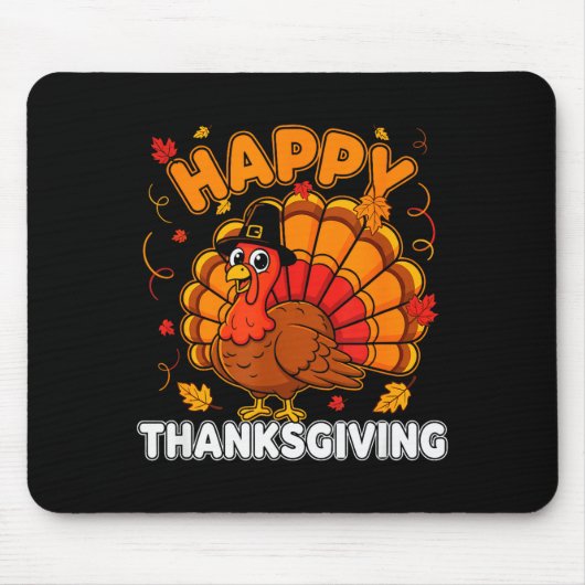Thanksgiving Shirts For Men Turkey Shirts Mens Kid Mousepad (Vorne)