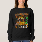 Thanksgiving Squad Leopard Three Fall Snakes Weari Sweatshirt (Vorderseite)