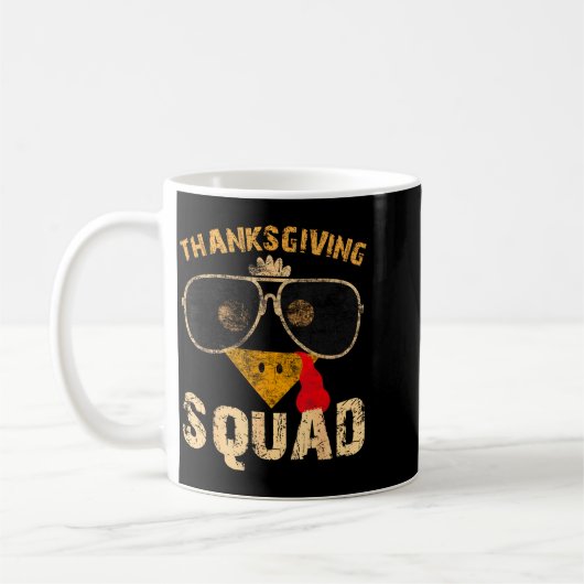 Thanksgiving Squad Turkey Day Fall Matching Women Kaffeetasse (Links)