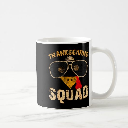 Thanksgiving Squad Turkey Day Fall Matching Women Kaffeetasse (Rechts)