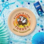 Thanksgiving Steve's Lava Turkey Plate Pappteller (Party)