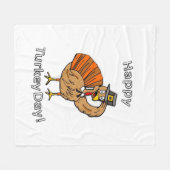 Thanksgiving (Stil 2) Classic T-Shirt Fleecedecke (Vorderseite (Horizontal))