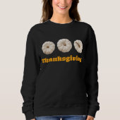 Thanksgiving Sweatshirt with White Pumpkins (Vorderseite)