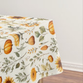 Thanksgiving Tablecloth Decor Pumpkins, Sunflowers Tischdecke (Beispiel)