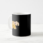 Thanksgiving Teacher Pencil Bow Fall One Thankful Kaffeetasse (Vorderseite Links)