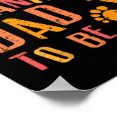 Thanksgiving Thankful Dad To Be Pregnancy Announce Poster (Ecke)