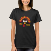 Thanksgiving Trot Squad Turkey Thankful T-Shirt (Vorderseite)