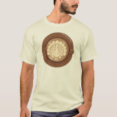 Thanksgiving-Truthahn-Latte T-Shirt (Vorderseite)