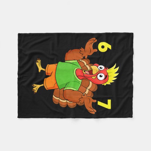 Thanksgiving Turkey 67 Meme Funny Six Seven Humor Fleecedecke (Vorderseite (Horizontal))
