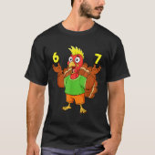 Thanksgiving Turkey 67 Meme Funny Six Seven Humor T-Shirt (Vorderseite)