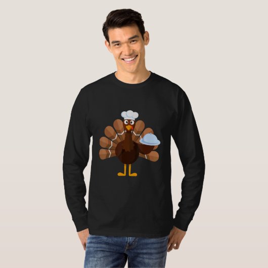 Thanksgiving   Turkey Chef T-Shirt (Vorne ganz)