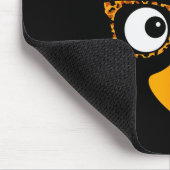 Thanksgiving Turkey Face Leopard Print Gles Autumn Mousepad (Ecke)