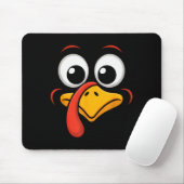 Thanksgiving Turkey Face Matching Family Costume G Mousepad (Mit Mouse)