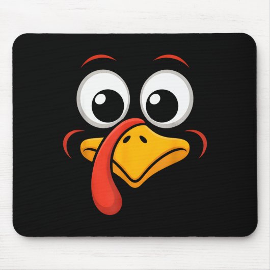 Thanksgiving Turkey Face Matching Family Costume G Mousepad (Vorne)