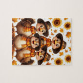 Thanksgiving Turkey Family Puzzle – Cute Fall Gift (Horizontal)
