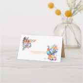 Thanksgiving Turkey Folded Place Card Platzkarte (Rückseite)