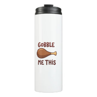 Thanksgiving Turkey Gift Funny Thermosbecher