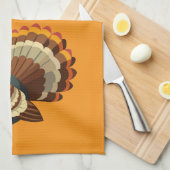 Thanksgiving Turkey Kitchen Towel Geschirrtuch (Viertel Falte)