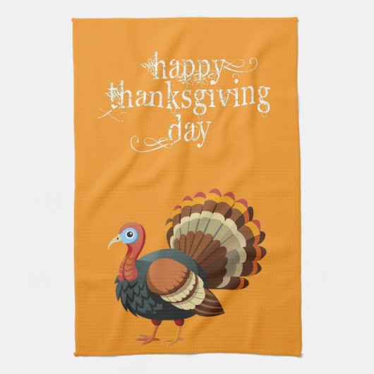 Thanksgiving Turkey Kitchen Towel Geschirrtuch (Vertikal)