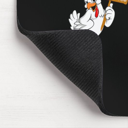 Thanksgiving Turkey No Thanks Grumpy Halloween Fun Mousepad (Ecke)