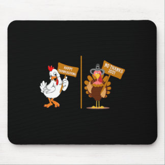 Thanksgiving Turkey No Thanks Grumpy Halloween Fun Mousepad